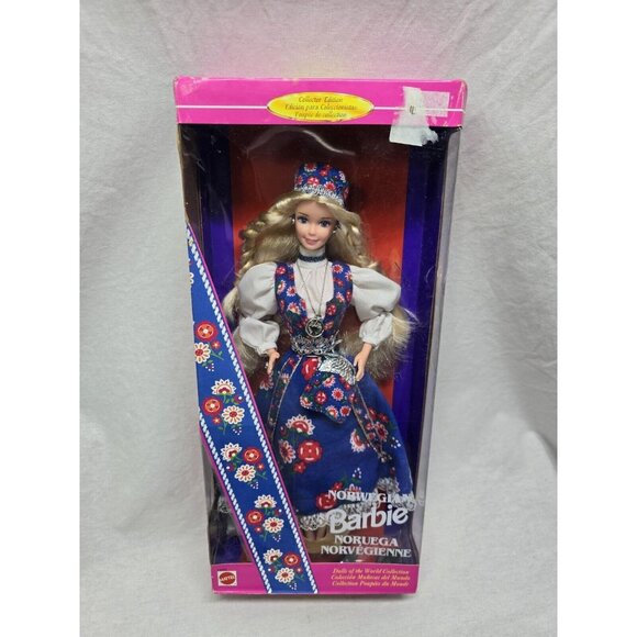 Barbie Other - Norwegian Barbie Doll of The World Norway Collector Edition In Flawed Box